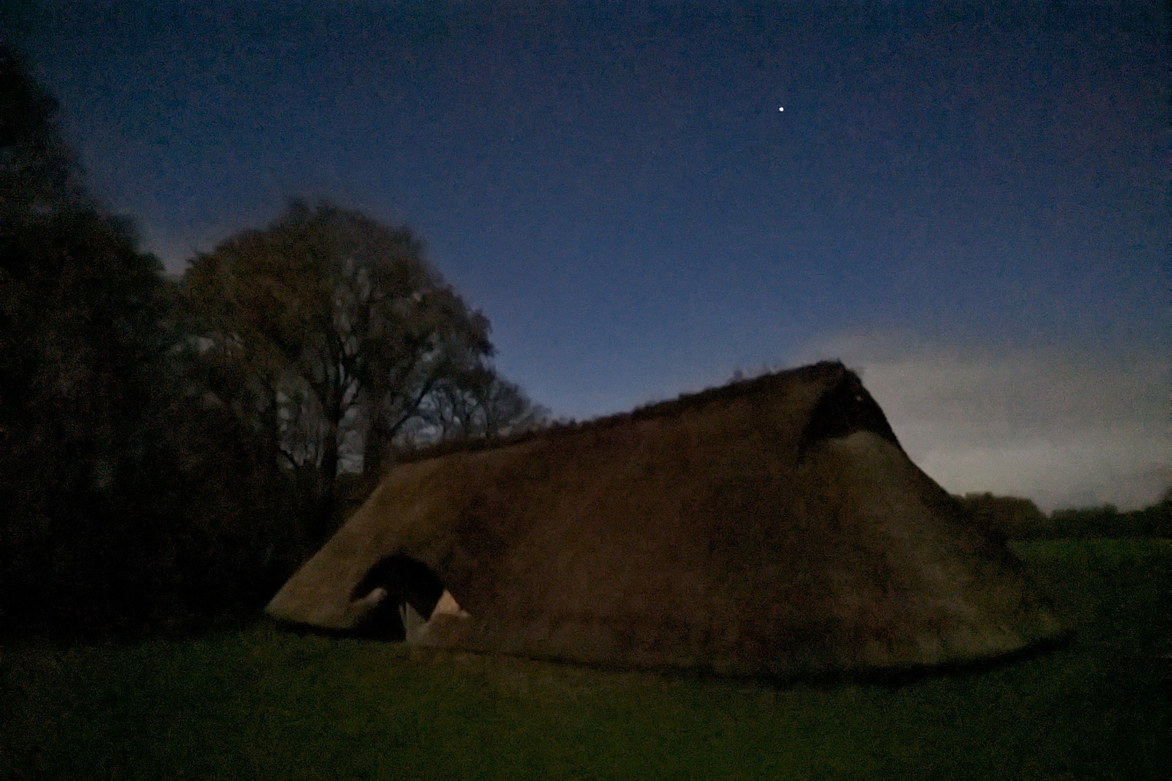 avond nabij Ecolodge de Bosuil Westerbork
